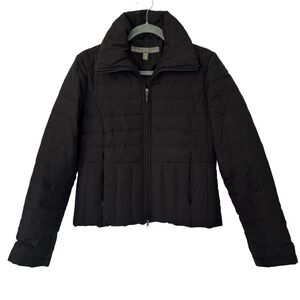 Reaction By Kenneth Cole Black Short Down Quilted Puffer‎ Jacket Size M